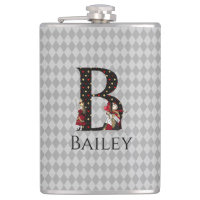 Wonderland Alice & Queen of Hearts Letter B 