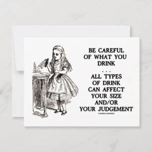 Wonderland Be Careful What You Drink (Alice)