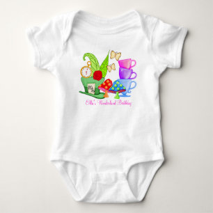 Wonderland Birthday Onsie Baby Bodysuit