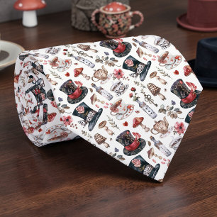 Wonderland Classic Pattern Necktie Tie