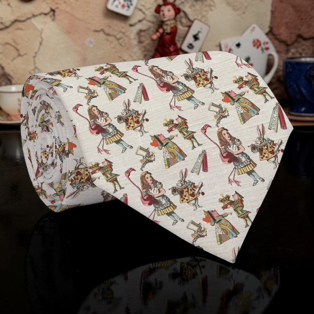 Wonderland Classic Pattern Necktie Tie (Creator Uploaded)