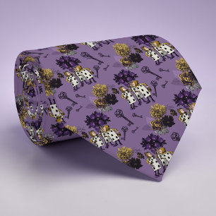 Wonderland Classic Pattern Necktie Tie