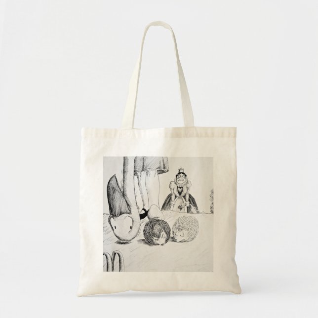 Wonderland Croquet Game Tote Bag (Front)