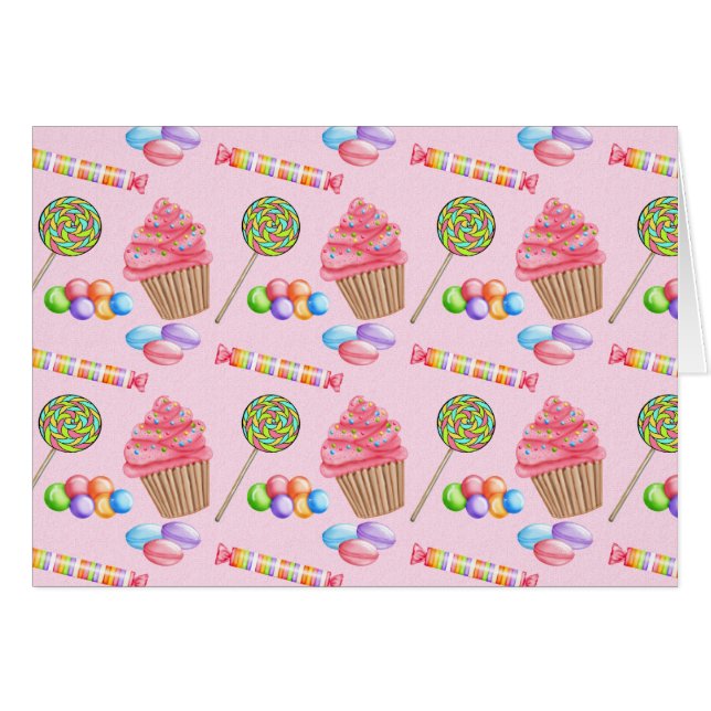 Wonderland Cupcake Candy Lollipop Sweet Tarts (Front Horizontal)