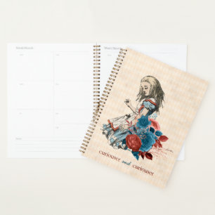 Wonderland Curiouser Vintage Storybook Alice  Planner
