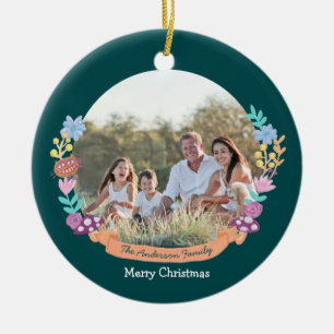 Wonderland Dreamer_green Ceramic Tree Decoration