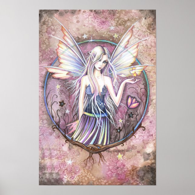 Wonderland Fairy Fantasy Art Poster Print (Front)