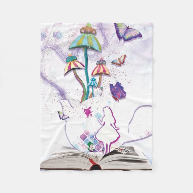 Wonderland Fleece Blanket (Front)