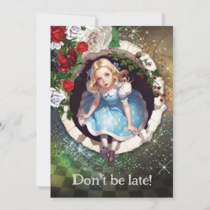 Wonderland Garden Party Invitation