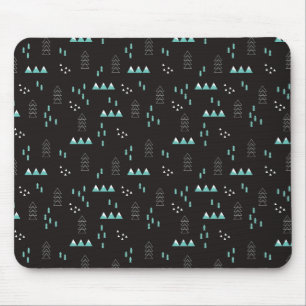 Wonderland Geometric Night Pattern Mouse Mat