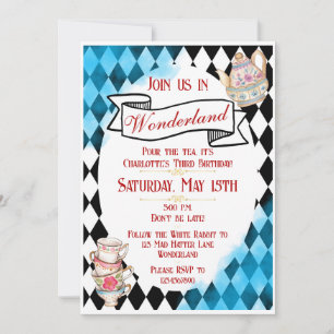 Wonderland Invitation