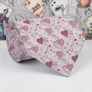 Wonderland Lilac Classic Pattern Necktie Tie