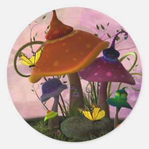 Wonderland Mushroom Sticker