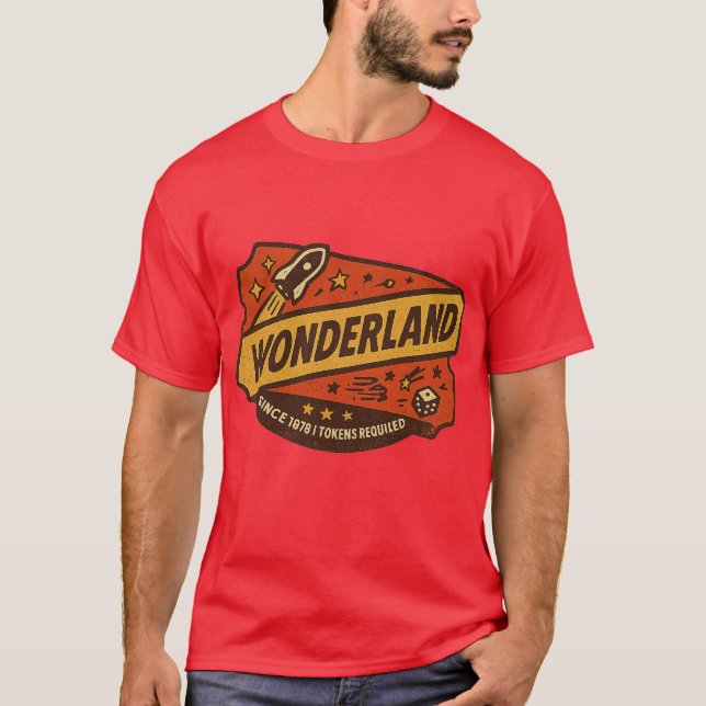 Wonderland Park - Revere, MA Retro Greyhound Racin T-Shirt (Front)