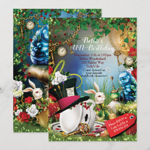 Wonderland Party Invitation