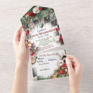 Wonderland Party Invitation