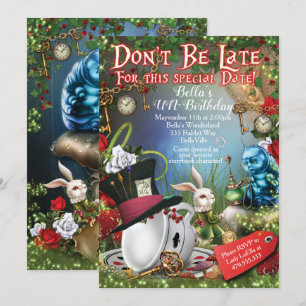 Wonderland Party Invitation