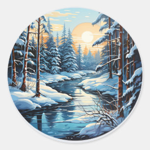 Wonderland  Pine Forest Sticker