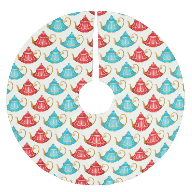 Wonderland Prints Brushed Polyester Tree Skirt (Front)