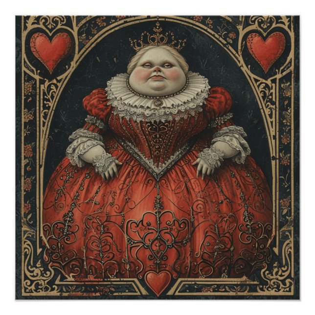Wonderland Queen of Hearts: Crimson Command Poster (Front)