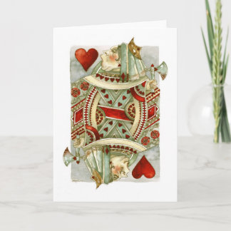 Wonderland Queen of Hearts Greeting Card