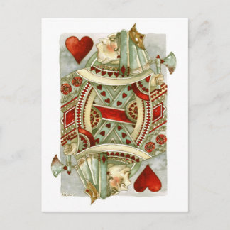 Wonderland Queen of Hearts Postcard