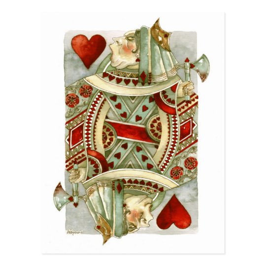 Wonderland Queen of Hearts Postcard