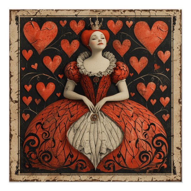 Wonderland Queen of Hearts: Queenly Fury Poster (Front)