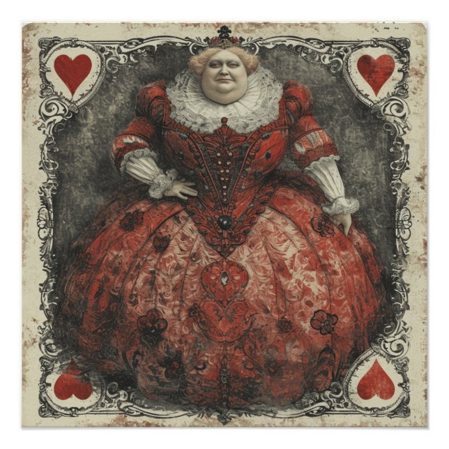 Wonderland Queen of Hearts: Red Ruler Poster (Front)