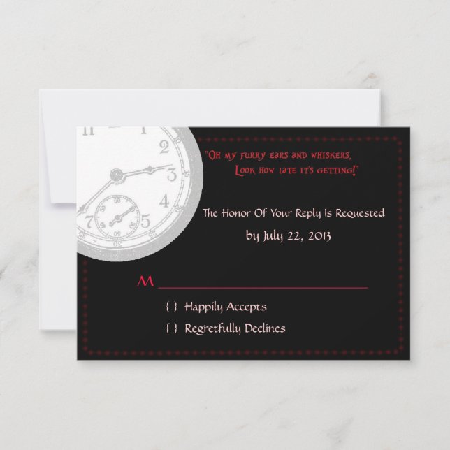 Wonderland RSVP (Front)