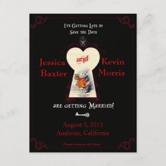 Wonderland Save the Date Invitation