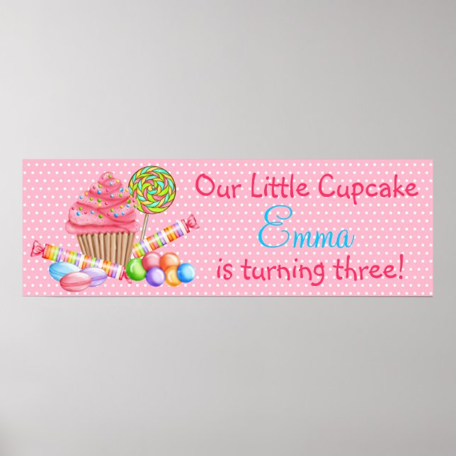 Wonderland Sweets Banner Poster (Front)