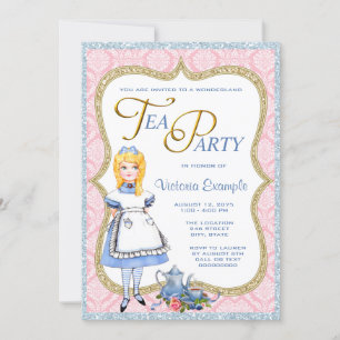 Wonderland Tea Party Invitation