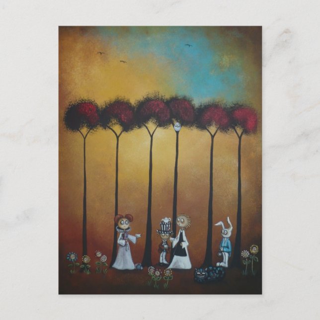 Wonderland Tea Party Postcard (Front)