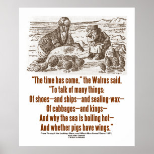 Wonderland Time Has Come Through Looking Glass Poster