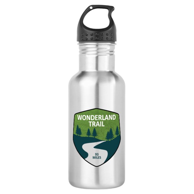 Wonderland Trail 532 Ml Water Bottle (Front)