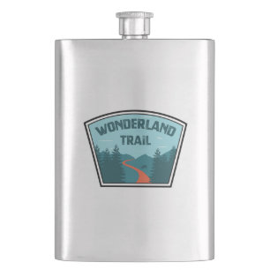 Wonderland Trail Hip Flask