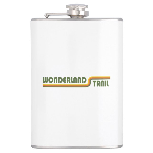Wonderland Trail Hip Flask (Front)