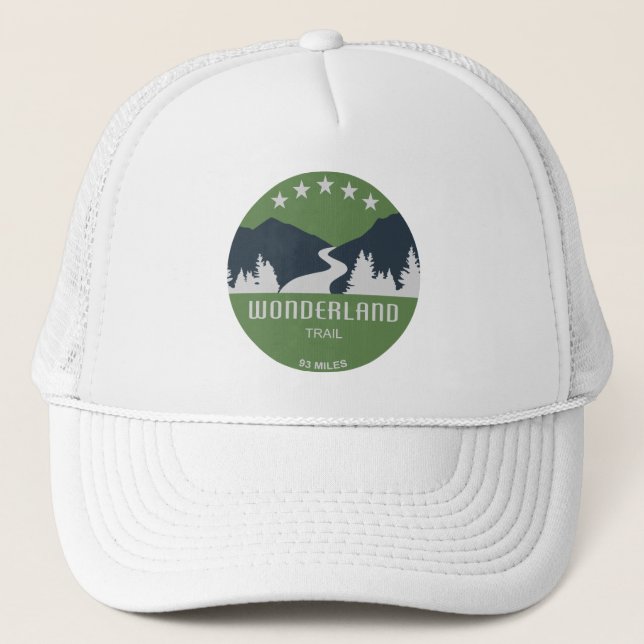 Wonderland Trail Trucker Hat (Front)