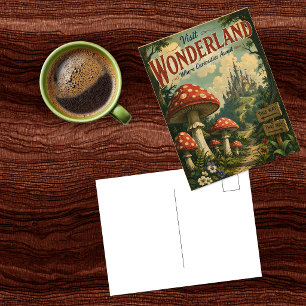 Wonderland Vintage Travel Postcard