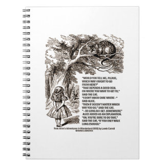 Wonderland Which Way I Ought To Go From Here Notebook