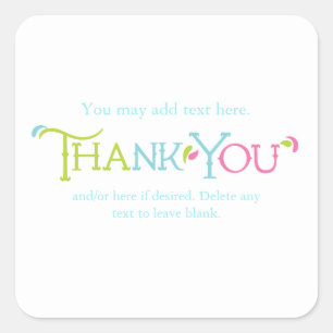 Wonderland Whimsical Colourful Party Sticker