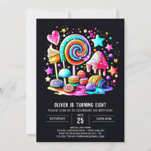 Wonderland Whimsy Birthday Invitation