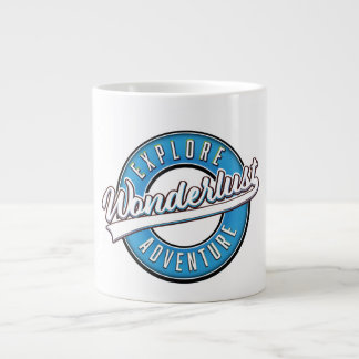 Wonderlust Explore Adventure Large Coffee Mug