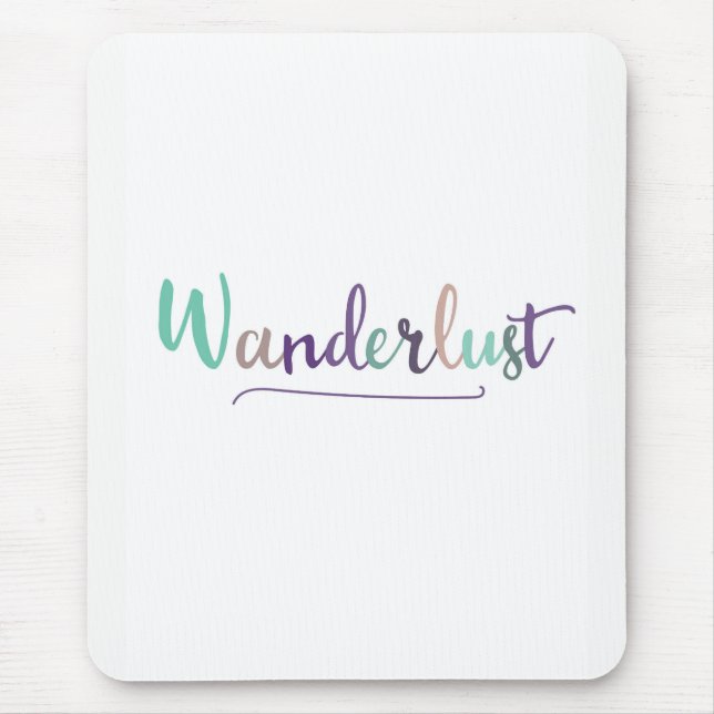 Wonderlust Mouse Mat (Front)