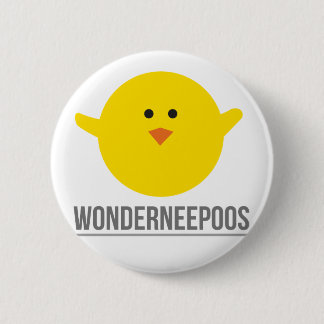 Wonderneepoos Swipes in 6 Cm Round Badge