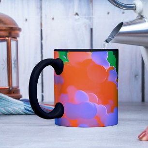 Wonderous orange and purple clouds  magic mug