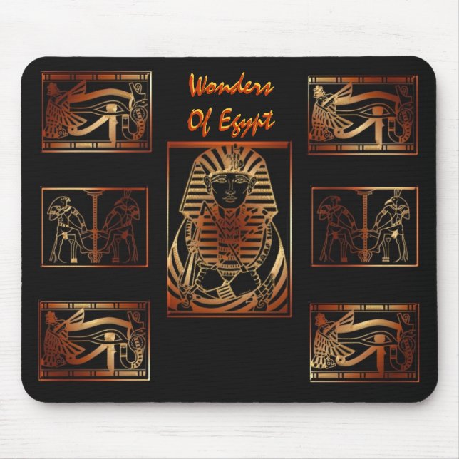 Wonders Of Egypt Mouse Mat (Front)