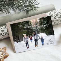 Wonders of His Love Christmas Card