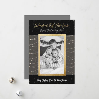 Wonders of His Love Christmas Card